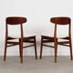 Set of two teak chairs, Danish design, 1960s, production: Denmark