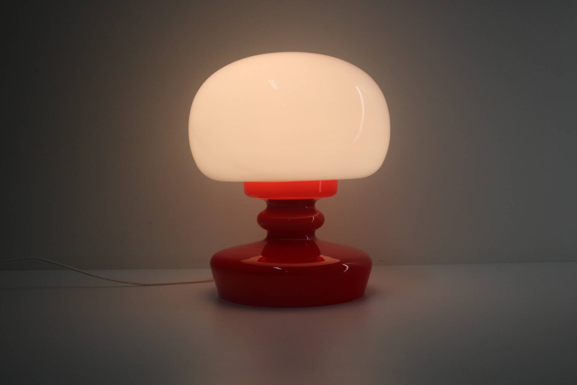 Vintage All Glass Lamp, Štěpán Tabery, Lighting Glass n.p, 1970's.
