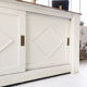White sliding craft furniture