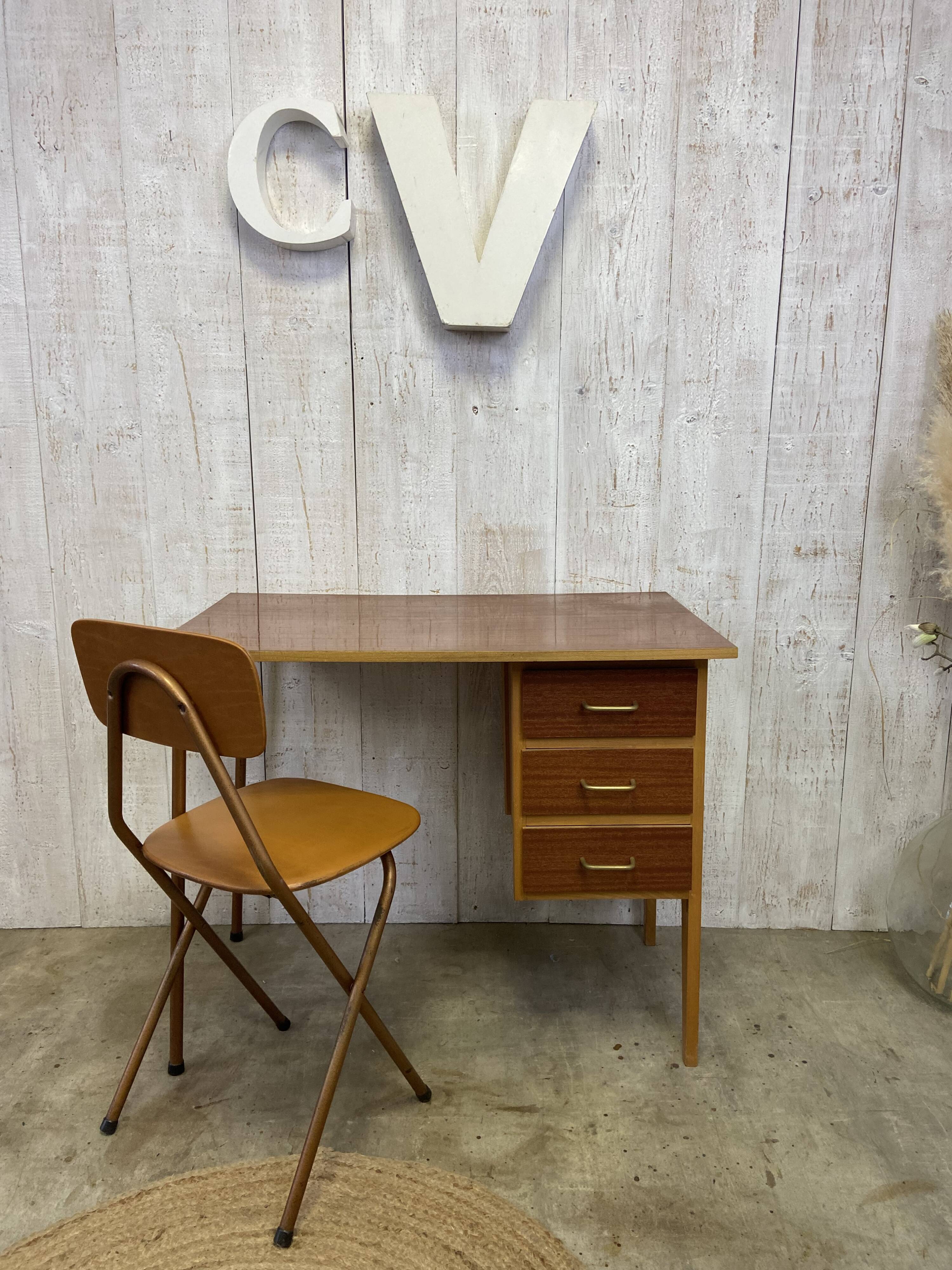 Vintage desk and chair set