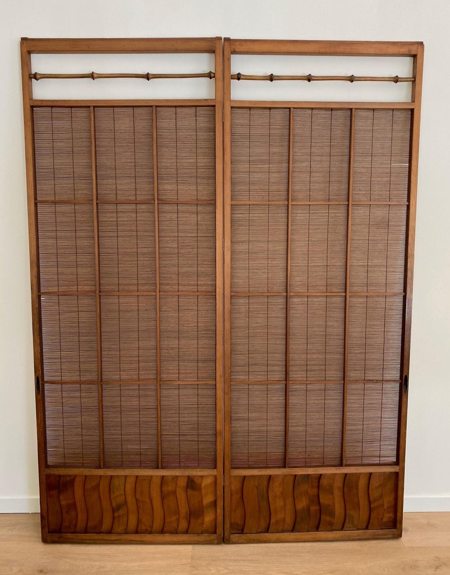 Japanese bamboo screen