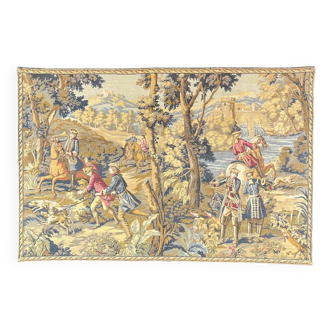 Tapisserie Murale , Scène De Chasse à Courre , XXe Siècle