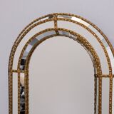 Mosaic Wall Mirror and Console Spain 1970s
