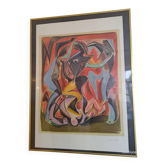 Lithographie André daffon