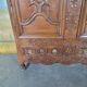Louis XV carved oak wardrobe