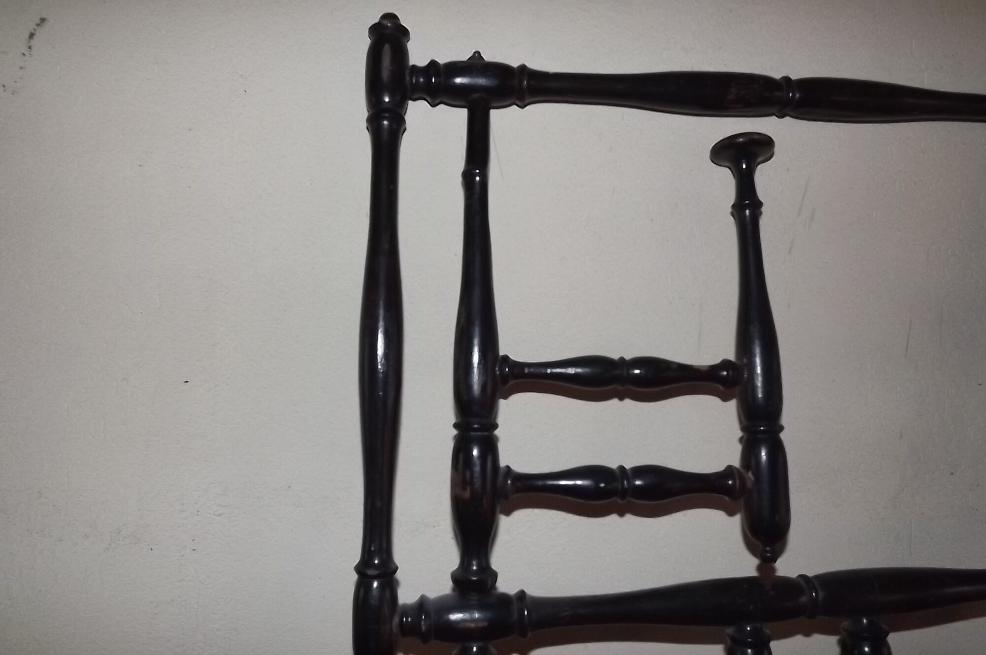 Wearing coats Napoleon III blackened wooden 6 hooks