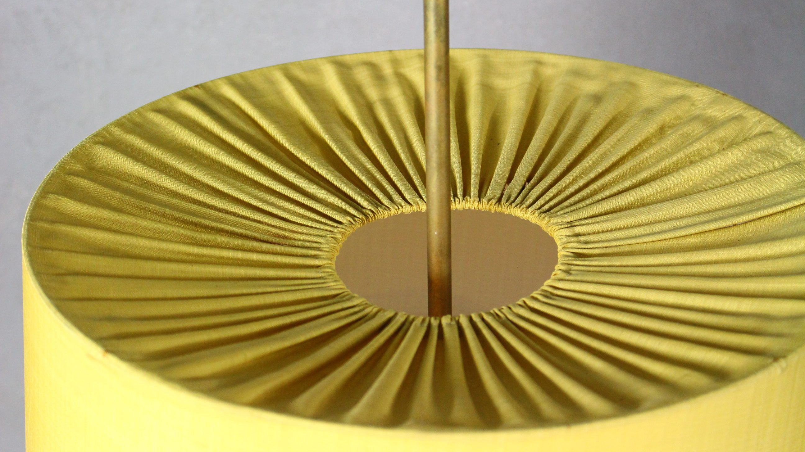 Mid Century modern brass floor lamp, 1950s