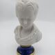 Child bust in biscuit. Capodimonte .