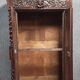 Renaissance style wardrobe in richly carved solid wood, 17th century