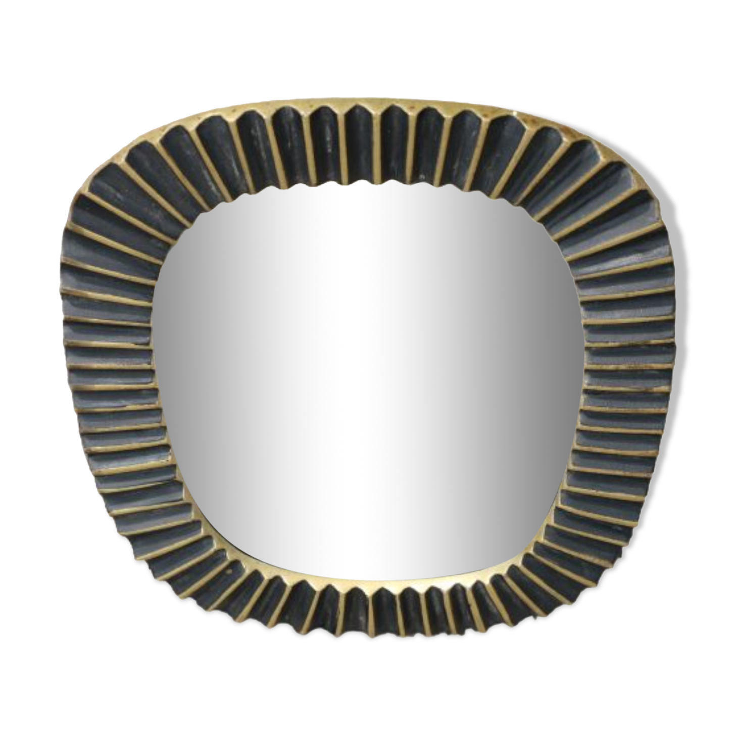 Walter Bosse brass mirror 205*238mm