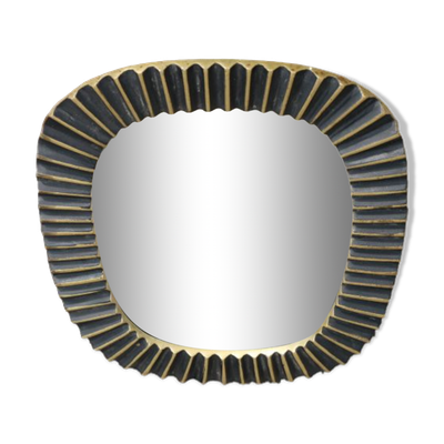 Miroir laiton Walter Bosse 205*238mm