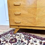 Vintage chest of drawers compass feet