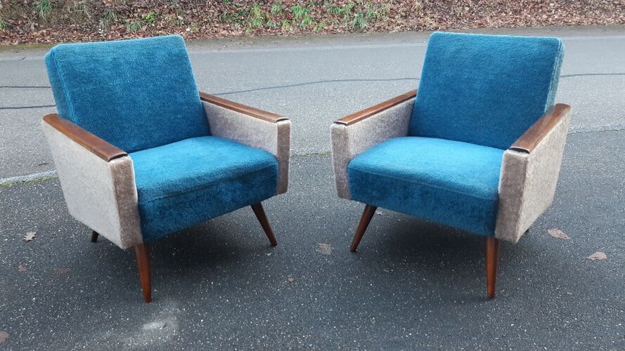 2 fauteuils des années 60
