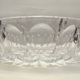 Large moulded crystal bowl
