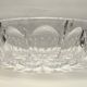 Large moulded crystal bowl