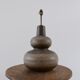 Mid-century ceramic 'gourd' english table lamp