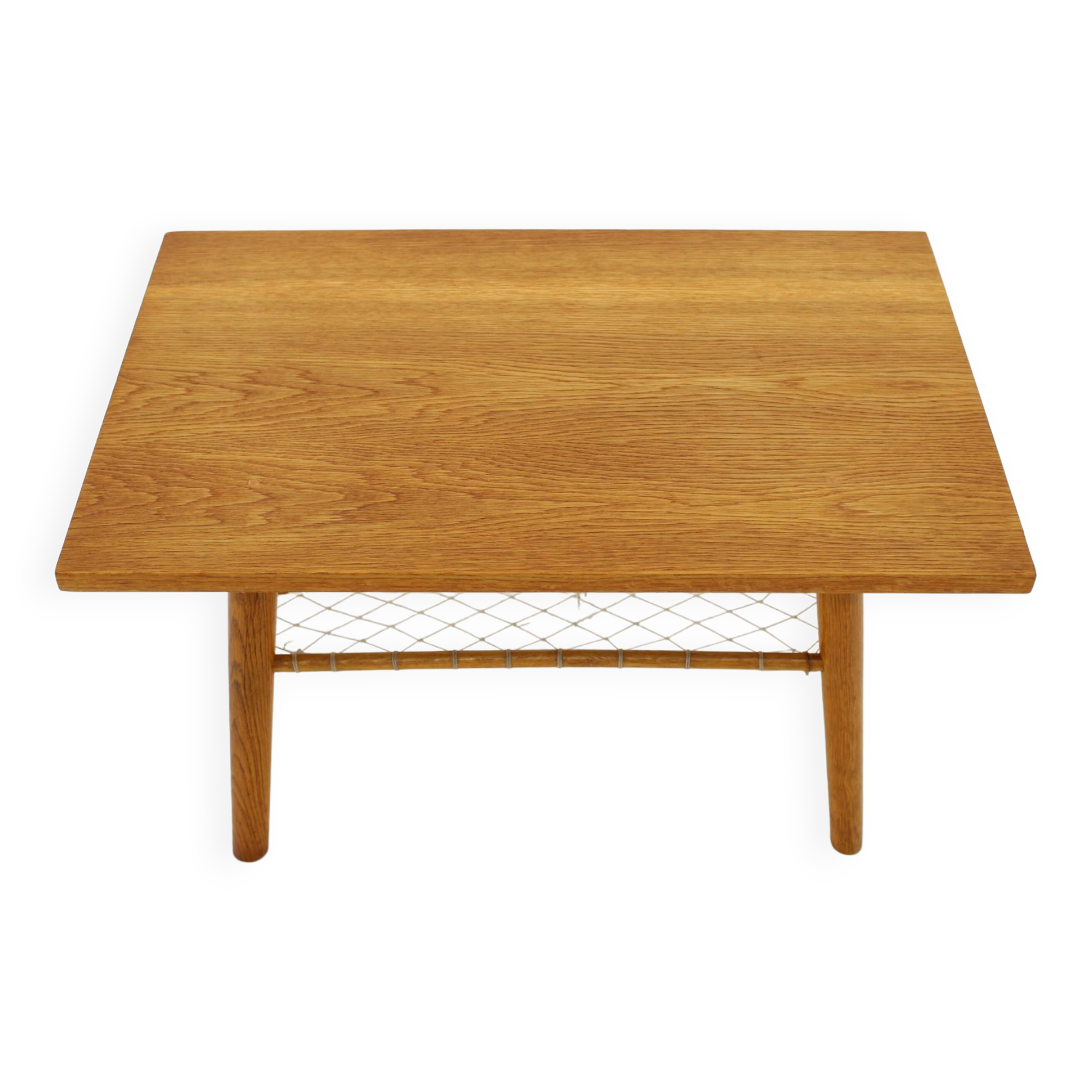 1960s Oak Side/Coffee Table, Czechoslovakia