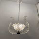 Barovier Murano Glass Pendant Light, Italy, 1940s