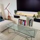 Table basse design moderniste (Style Bauhaus / Space Age)