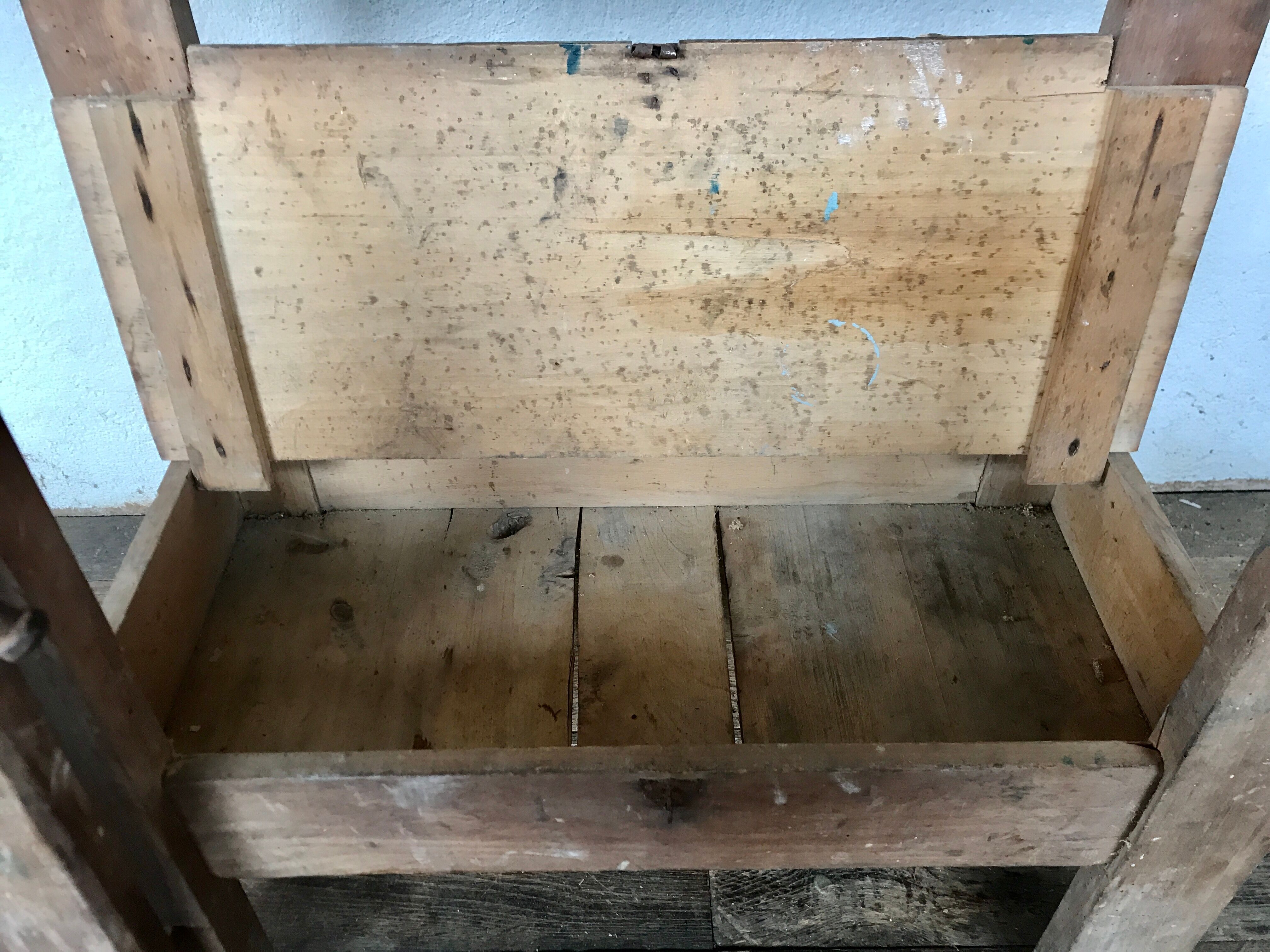 Former 1950 vintage children's workbench