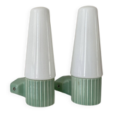 Sigvard Bernadotte ceramic base wall lights