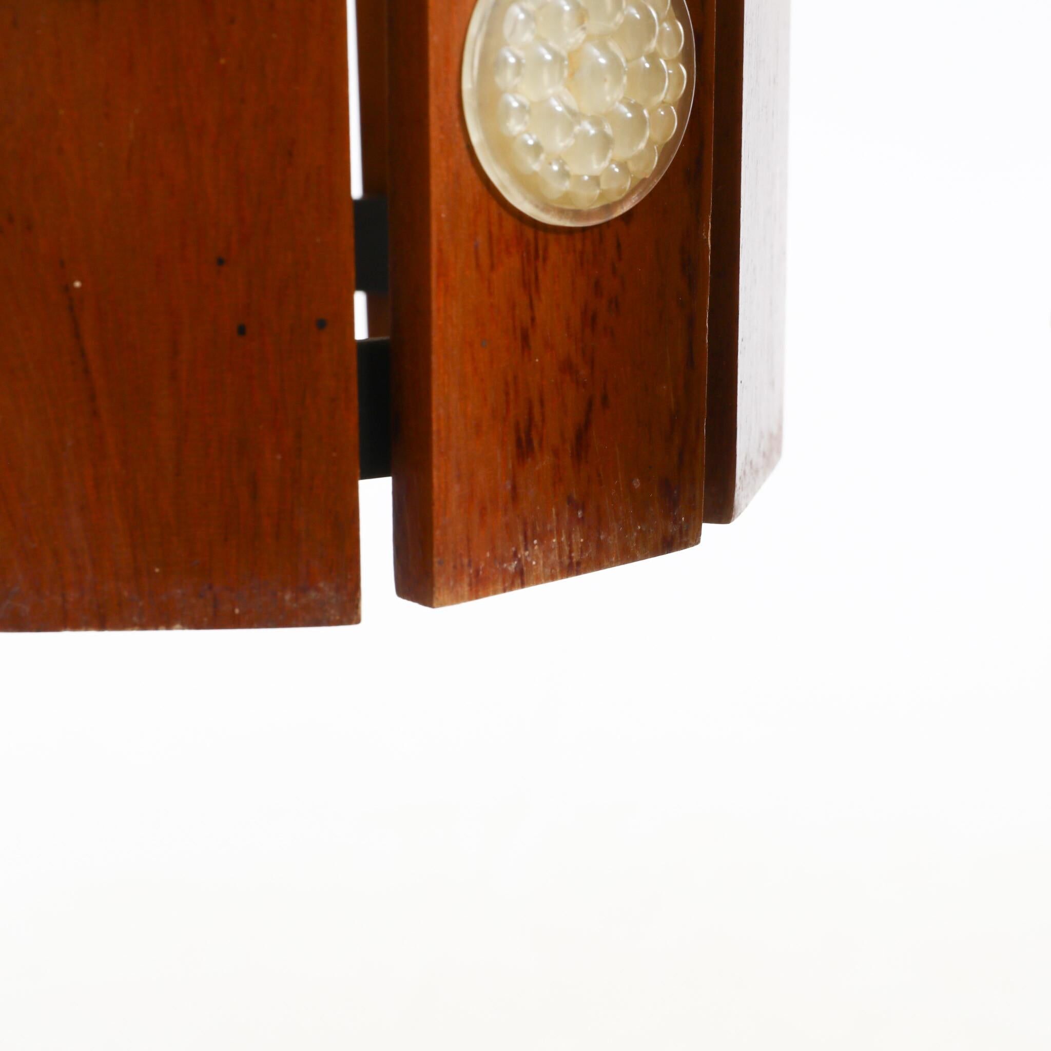 Hanging lamp by Verner Panton, Wood Wood, Denmark. 1960s.