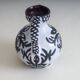 60s ceramic black & white jug