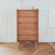 Renovated vintage chest of drawers, Scandinavian style, 1950s-60s.