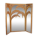 Bamboo Palm Mirror Screen by Vivaï Del Sud Italy 1970