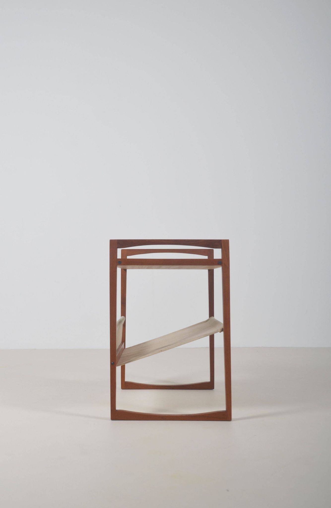 Danish magazine holder designed by Kai Kristiansen for Sika Møbler, 1960s