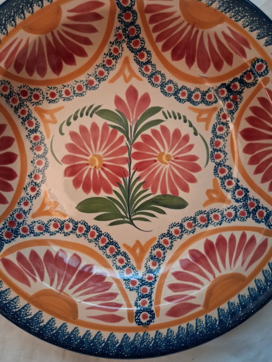 Vintage decorative plate 40/60 Saint Martory