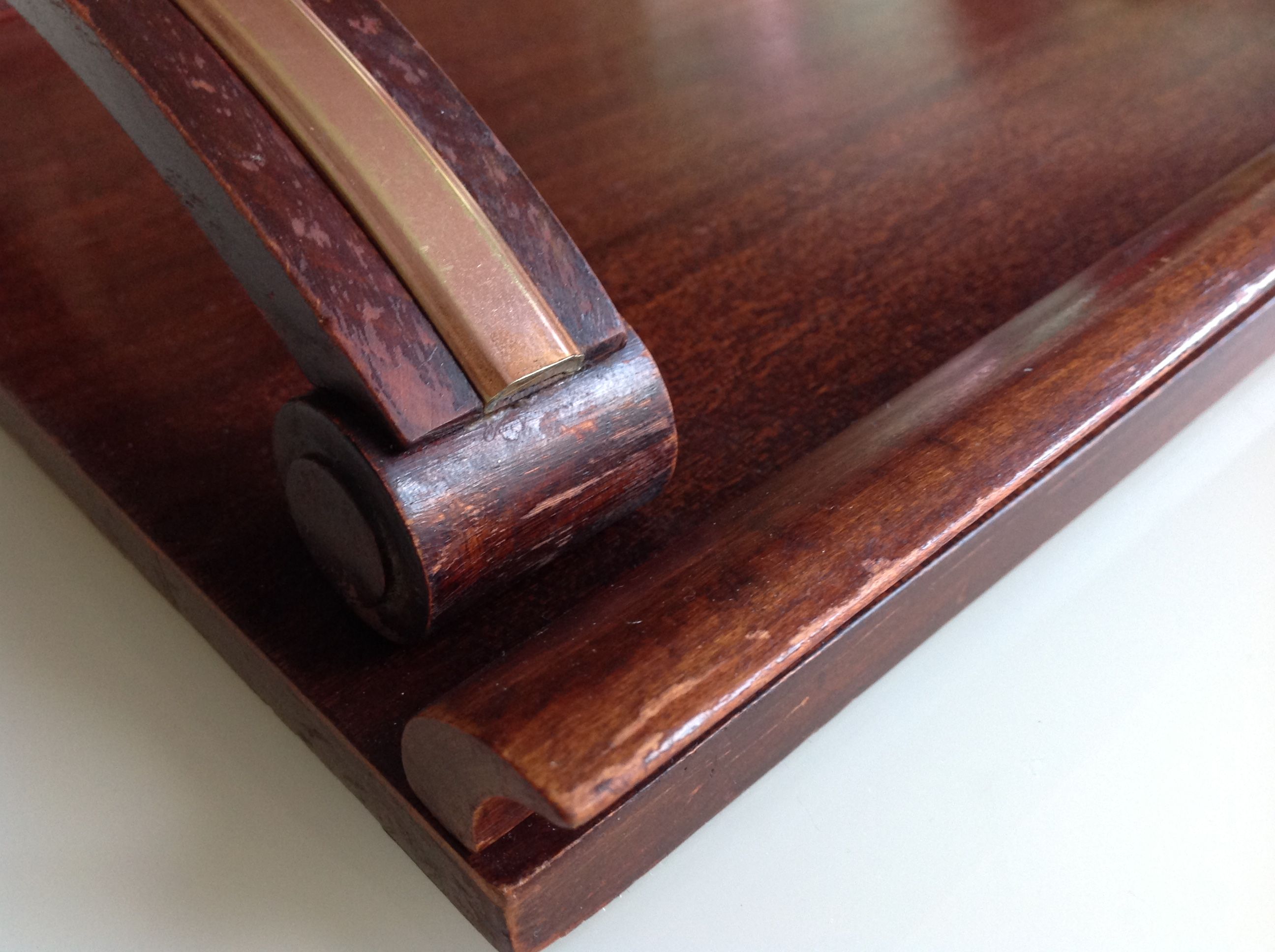 Wooden top art deco style / vintage 40s-50s