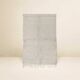 Beni Ouarain Berber Rug • Minimalist white diamond design