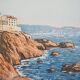 René Ligeron: Mediterranean, seaside house, signed original engraving.