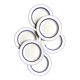 Lot de 6 assiettes à dessert en faïence italienne