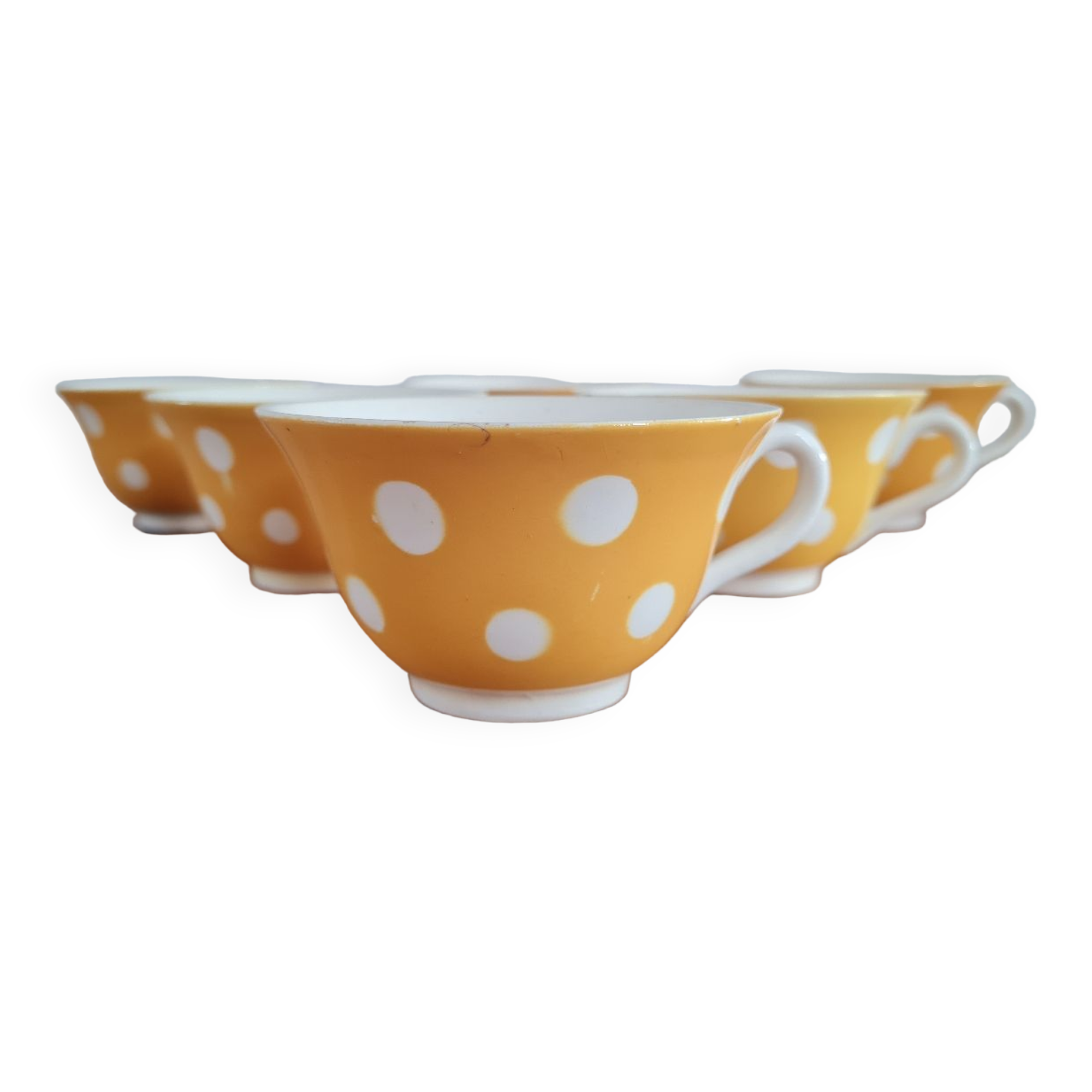 Set of 6 Digoin confetti coffee cups