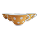 Set of 6 Digoin confetti coffee cups
