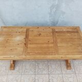 Solid pine farmhouse table