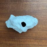 Vintage white porcelain rock vase from KPM Royal Porcelain, 1970s.