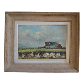 Landscape of Normandy signed P.H. Renier