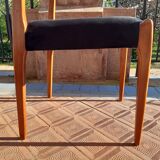 6 Scandinavian teak chairs from the 60