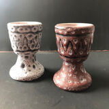 Pair of egg cups by Jean Austruy
