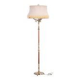 Danish 3-Arm Floor Lamp in Rosewood and Brass, 1960s