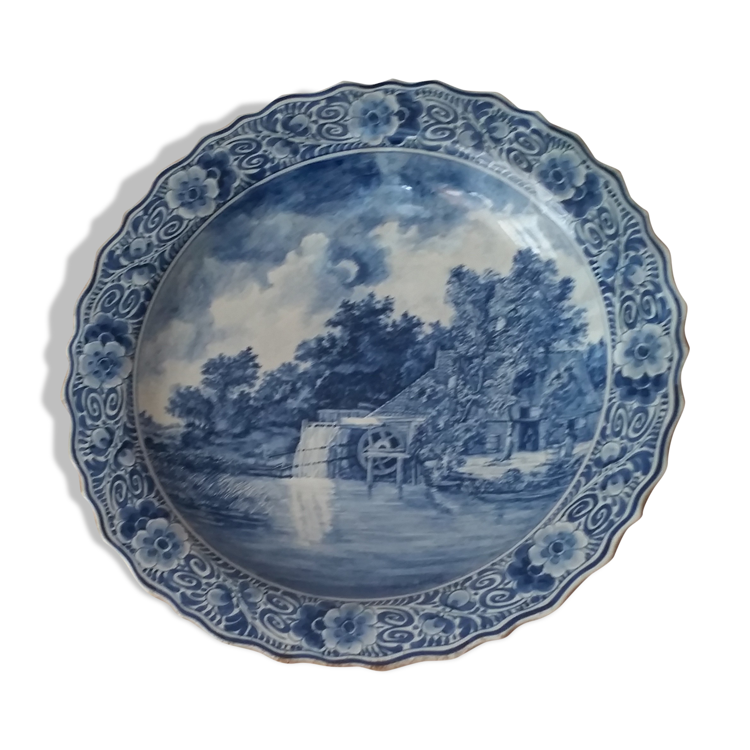 Delft Ram decorative wall plate