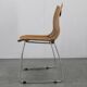 Ensemble de six chaises de salle à manger scandinaves en teck des années 1980