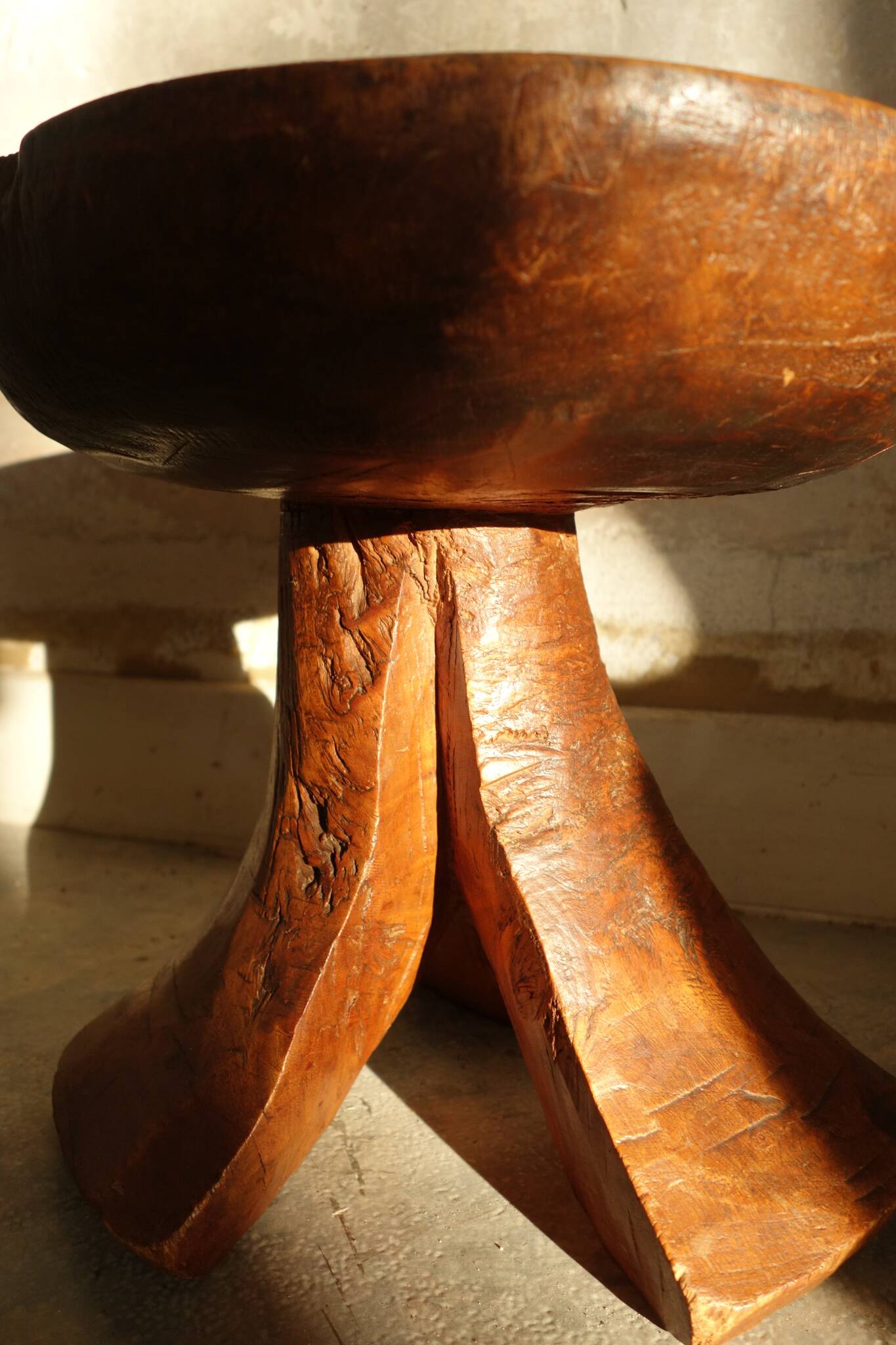 Tabouret africain ancien