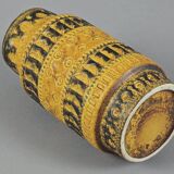 Vintage 1960s Bay Keramiek 'Inka' Handmade Stoneware Vase By Bodo Mans