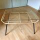 Table basse porte-revues verre