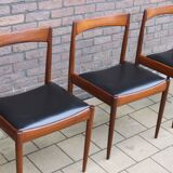 Rosewood Astrid Dining Chairs by Oswald Vermaercke for V-Form, 1962, Set of 5