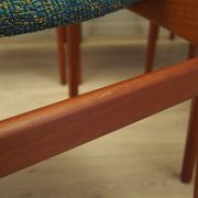 Set of six teak chairs, Danish design,  N. & K. Bundgaard Rasmussen